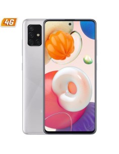 SMARTPHONE MÓVIL SAMSUNG GALAXY A51 METALLIC SILVER - 6.5'/16.5CM - CAM (48+12+5+5)/32MP - OC - 128GB - 4GB RAM - ANDROID - 4G -