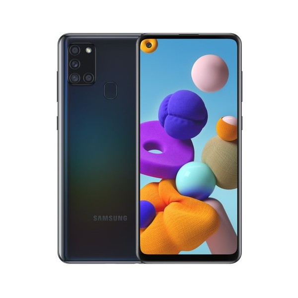 Smartphone Samsung Galaxy A21S 3GB/ 32GB/ 6.5'/ Negro - Imagen 1