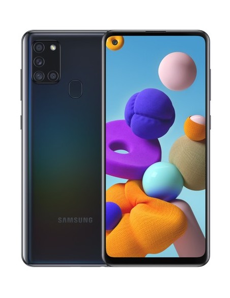 Smartphone Samsung Galaxy A21S 3GB/ 32GB/ 6.5'/ Negro - Imagen 1